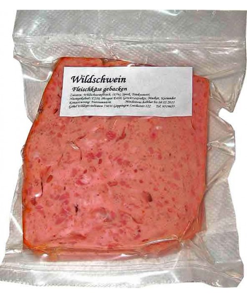 Wildschwein Fleischkäse 150g Wild-Göbel