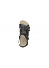 Damen-Bio-Gesundheits-Sandale schwarz Art 11141