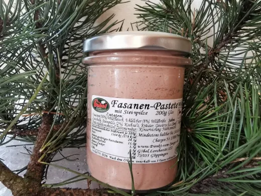 Fasanen Pastete mit Steinpilzen 190g
