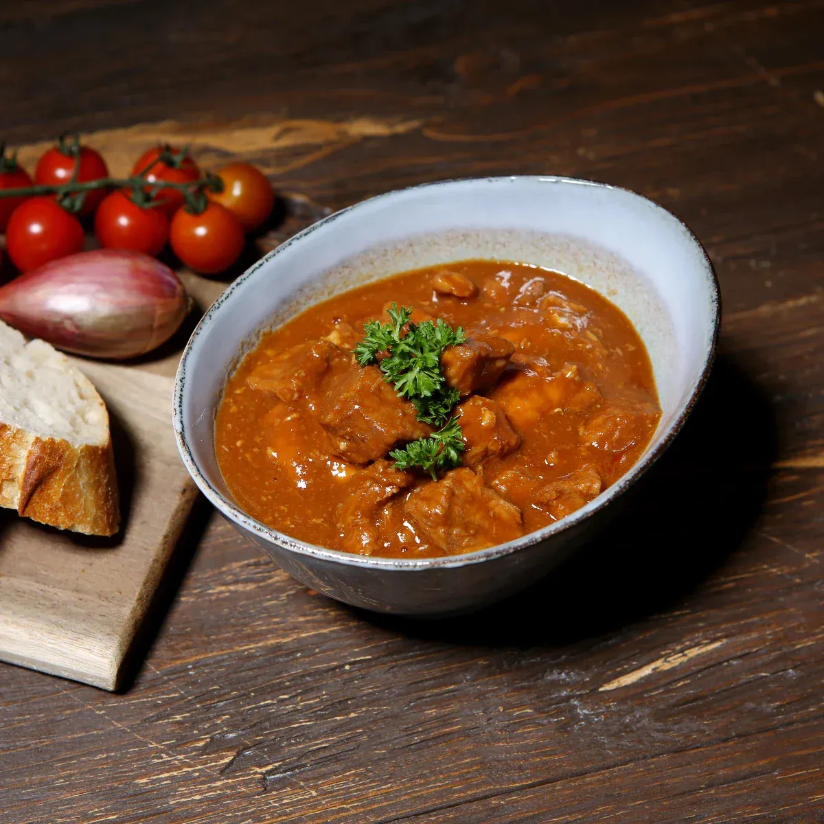 Schweinegulasch Steinhart