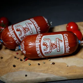 Gerauchte Schinkenwurst am Stück (250g)
