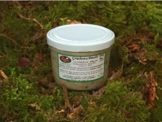 Wildschwein Griebenschmalz gewürzt 190g Glas